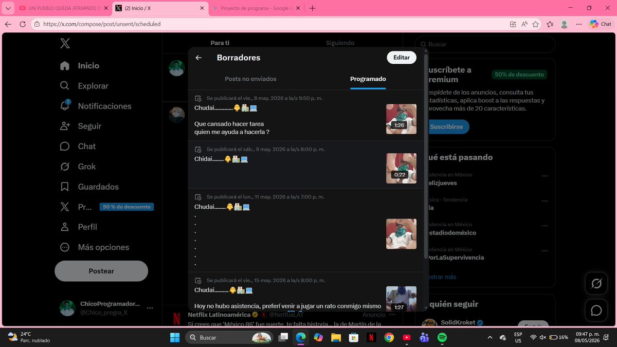 ChicoProgramadorX 🐥🏫🖥 tweet media