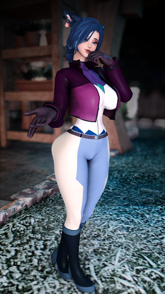 Morinashi's tweet photo. Next outfit preview, still need to fix some materials and details, more soon:tm: https://t.co/OKd8g57vFZ