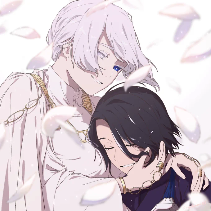 メインその二のカプ絵がすくないのなんでかな〜と思ったけど女×女の方がたくさん描いてるからですね…