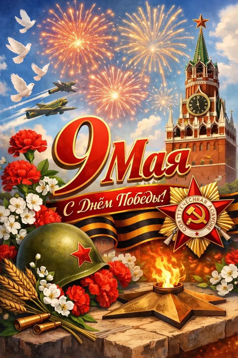 ludmilaima's tweet photo. С Днём Великой Победы! https://t.co/4xEShFuqz6