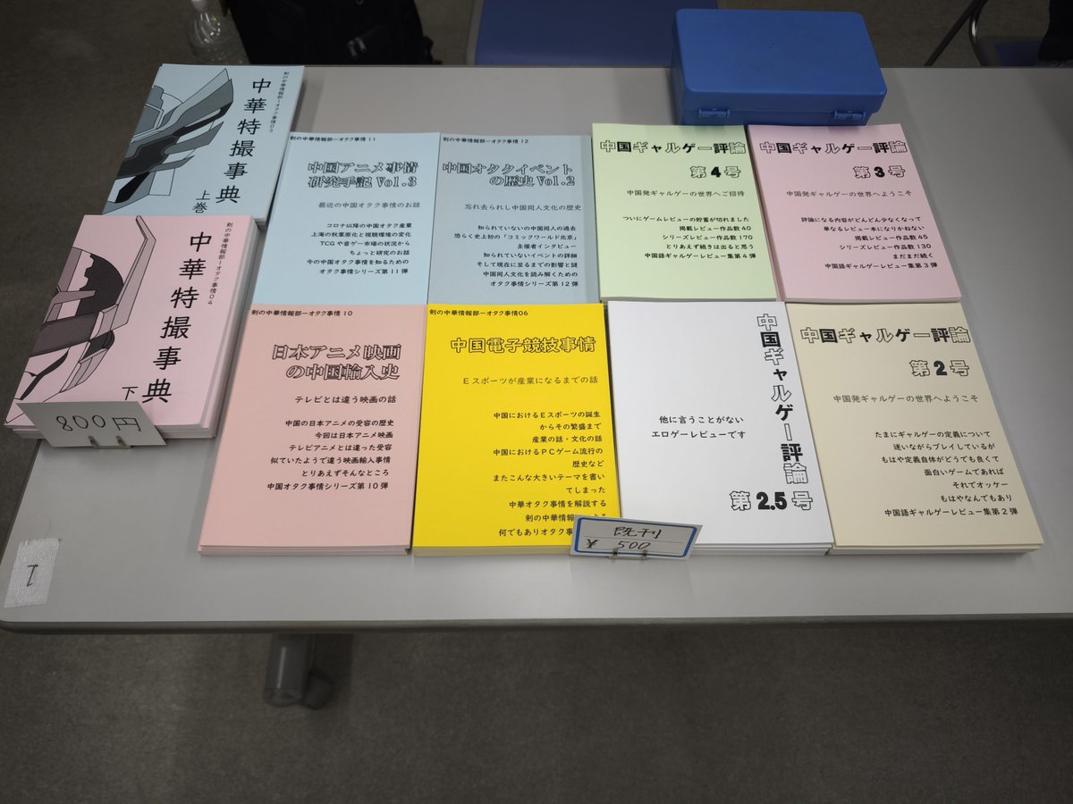 kenli_banki's tweet photo. 設営完了
京都大学文学部棟第1講義室でお待ちしてます
#CC09 #こみこみ https://t.co/yr7uIUItfj