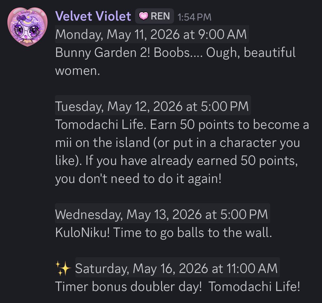 Velvet 💜🥂Hostess Vtuber tweet media