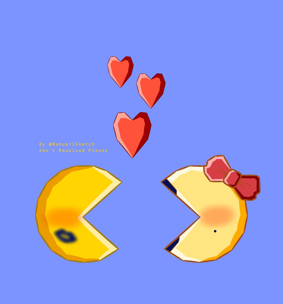 XoloArts's tweet photo. Happy couple
#pacman
#Mspacman
#PacmanXMsPacman
#fanart https://t.co/TAaOHbOnPs