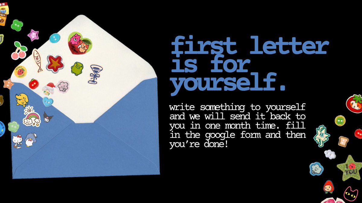 less_crowded's tweet photo. time is ticking, every day is not the same, yesterday is the past, tomorrow is the future, all are determined by now. write a letter to yourself, be honest, be vulnerable. in 30 days, who knows you’ll feel something great. 

submit here: https://t.co/FB5GMHuhDt https://t.co/BdfNduKMNY