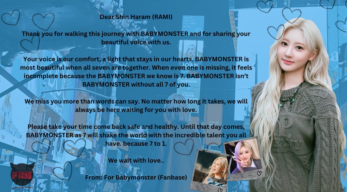 for BABYMONSTER tweet media
