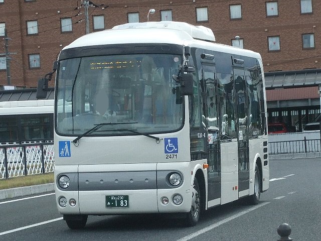 1日1バス【続行便】 中鉄北部バス 2471 日野ポンチョロング 2DG
