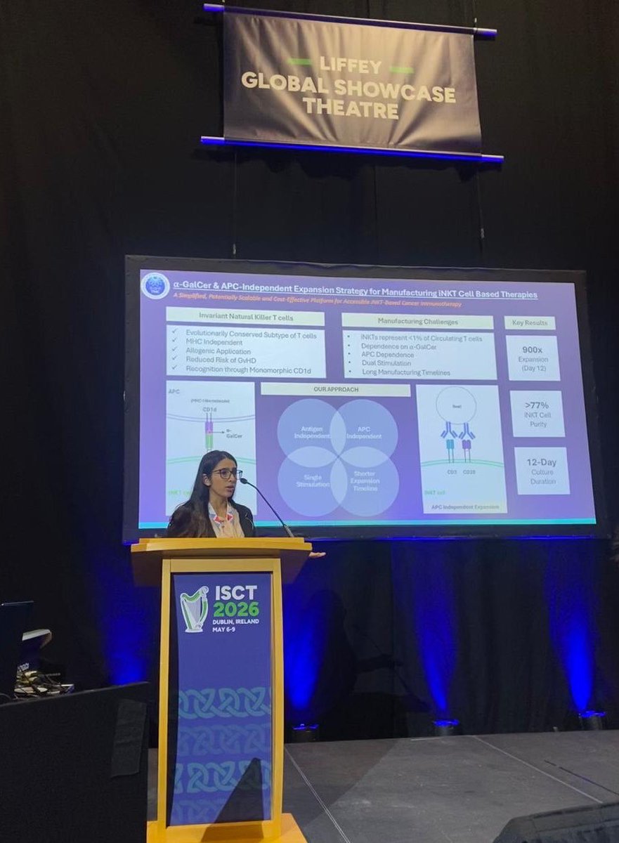 DrGauravNarula's tweet photo. So proud our rising star #PhDScholar @CTCTC_tmc @NaitikaBhavsar presentation @ISCTglobal Alpha Galcer APC independent iNKT manufacturing strategy &amp; shortlist elevator-pitch oral! @AlbeenaDr @KhushaliPandit @PranayaPPawar @ACTREC_TMC
🙏collab @DrVermaNandini @CRI_ACTREC @DBTIndia https://t.co/nUX1JpeGYD