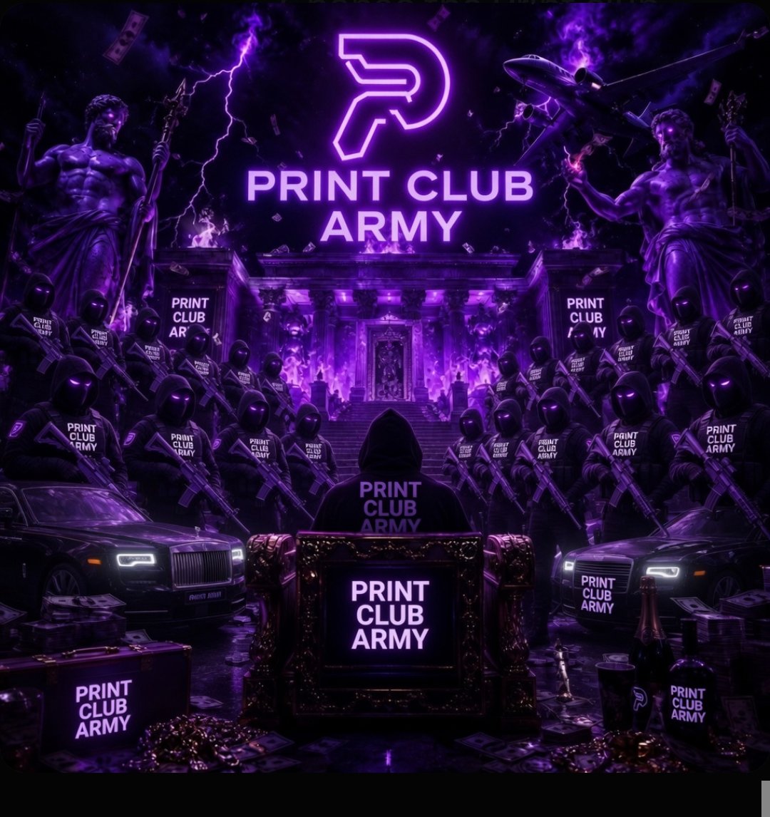 Crypt0Elite777's tweet photo. @yourcryptodj @0xCryptoshi @AdamViV33 @apedaddy116 @Aveline_qa3b @beatdropbri @CamachoDogeSol1 @CB_onsol @CryptoThro @Fityeth @Gtrencher100x Print Club 
($PC)
Ca: 2Uedur4RdPi899cnL9yj5ev1PgmTXCUyj5j9JJfv1REV

Tg: https://t.co/ulPp2N7tz2

X: https://t.co/SDGBW6IABp

Website: https://t.co/V9yuCMXKmd https://t.co/c644Qr0ckc