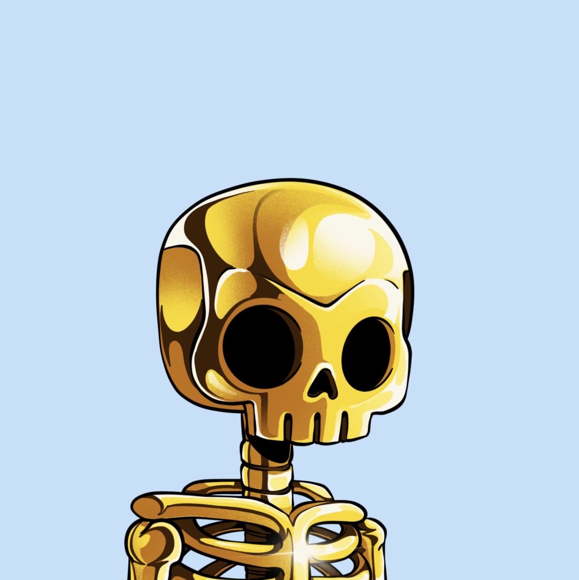 CryptBroJedi's tweet photo. Pretty happy with my 2 trait Goldie!! LG!! @DedGorgez https://t.co/DqJI1FRRaZ