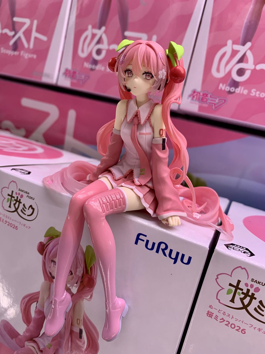(未使用･未開封品)　El Mundo No Es Dela Gente lok26k6 🌟新景品情報🌟】 『初音ミク ぬーどるストッパーフィギュアー桜ミク