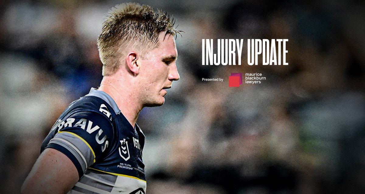 nthqldcowboys's tweet photo. Duo set for extended time on the sideline 🤕 https://t.co/yJd19gaoqN https://t.co/idFELeAD0c