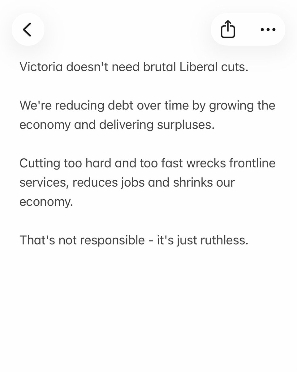 Jacinta Allan tweet media