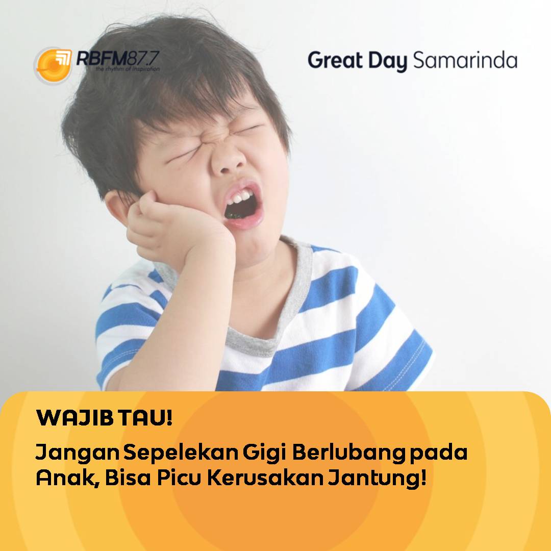 Meski terlihat sederhana, lubang pada gigi anak ternyata bisa menjadi 'pintu masuk' bagi ancaman kesehatan yang jauh lebih serius, yakni infeksi jantung. Yuk Simak selengkapnya di program Great Day Samarinda on 87.7 RB Radio.