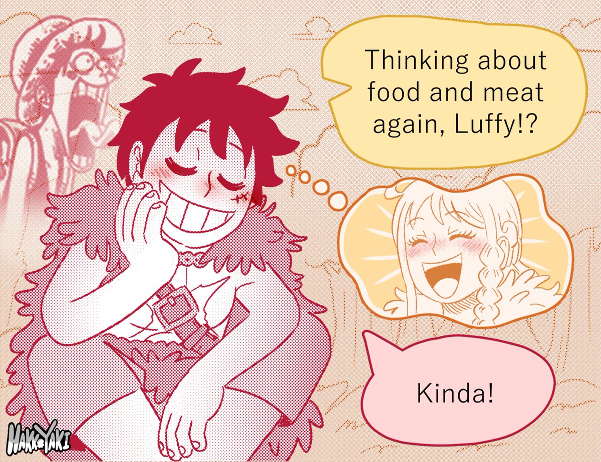 hakkoyaki's tweet photo. Luffy only focuses on what's important to him.
👒🍊 https://t.co/inQNAvpV2R