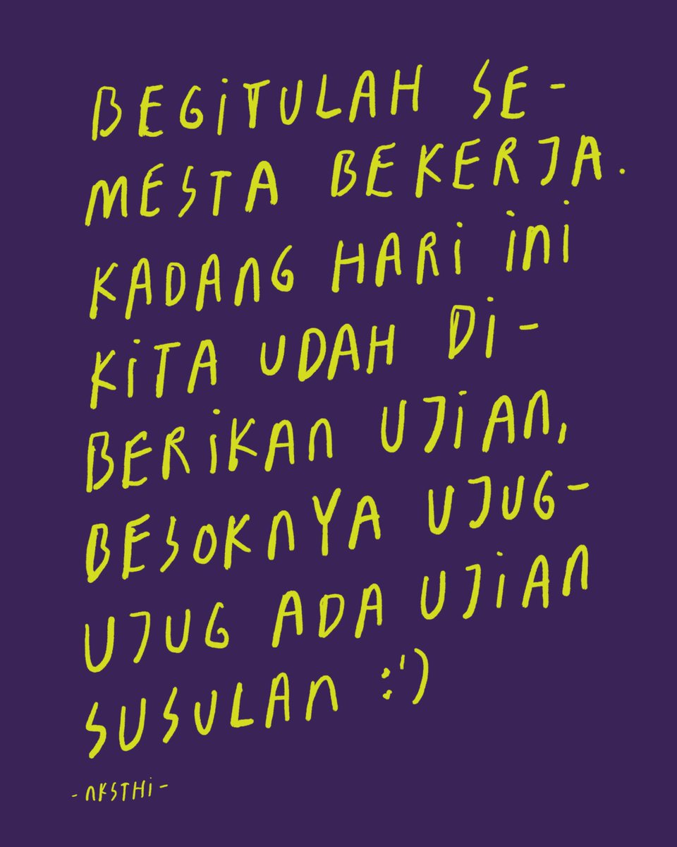 Nanti Kita Sambat Tentang Hari Ini tweet media
