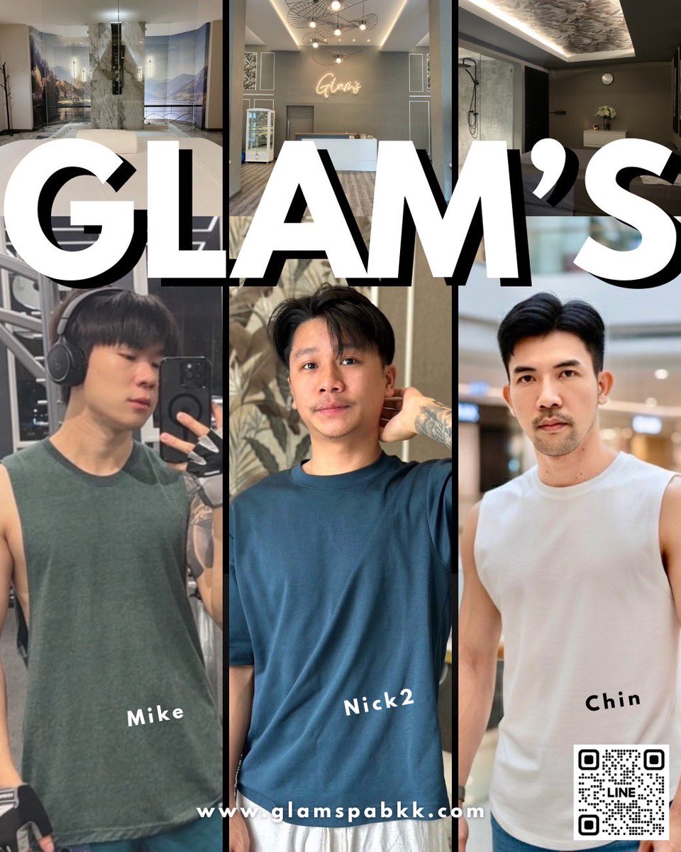 Glam38012's tweet photo. สุดสัปดาห์นี้ผ่อนคลายให้เต็มที่ที่ Glam’s"✨✨

พบกับพวกเราได้ทุกวัน 11:00 - 23:30

สนใจจองคิวบริการ-สอบถามเพิ่มเติมได้เลยครับ 🙏🏻🙇🏻‍♂️

“这个假期，来 Glam's 尽情放松吧！”✨✨

每日上午 11:00 至晚上 11:30 欢迎光临。

想预订服务或了解更多信息吗 🙏🏻🙇🏻‍♂️

https://t.co/9bMYx6KvtD https://t.co/3xUEjS4XLp