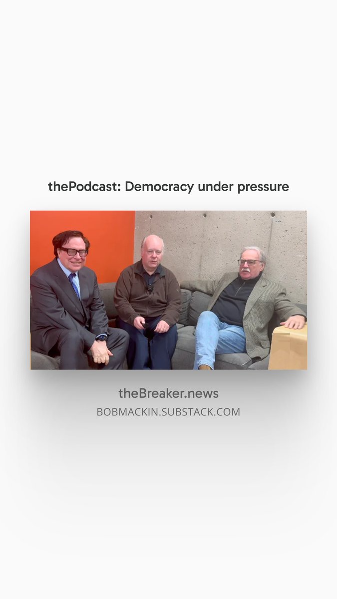 theBreakerNews's tweet photo. This week on #thePodcast
Democracy under pressure: Guests @cburton001 and @TerryGlavin on China’s influence in Canada and beyond.
#cdnpoli
CLICK. WATCH. SHARE. SUBSCRIBE.
https://t.co/DNybSEM7rn https://t.co/50gVxI5rbA