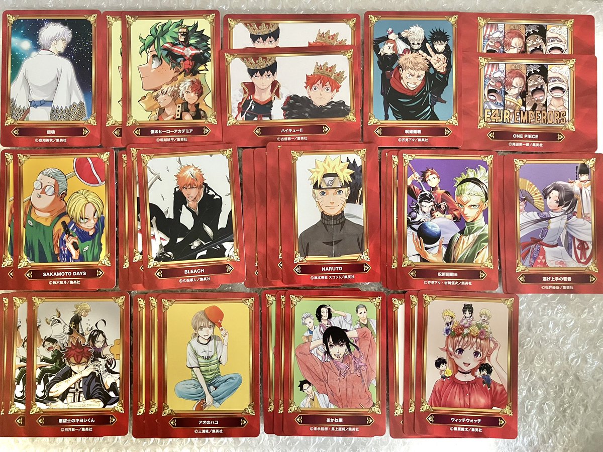 1【交換】アニメイト ジャンプフェア 特典 譲）銀魂 ヒロアカ