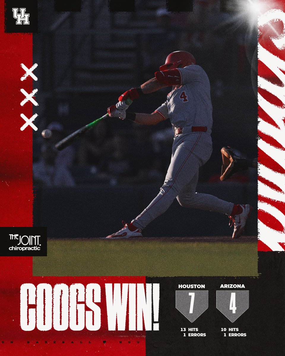 UHCougarBB's tweet photo. SERIES OPENER W‼️ https://t.co/7qYFN850EB