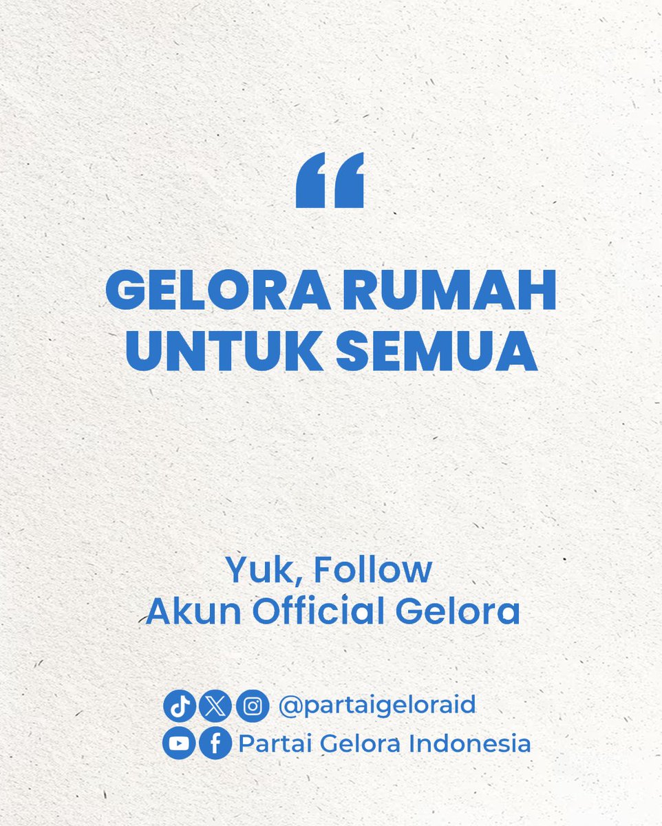 Partai Gelora Indonesia tweet media