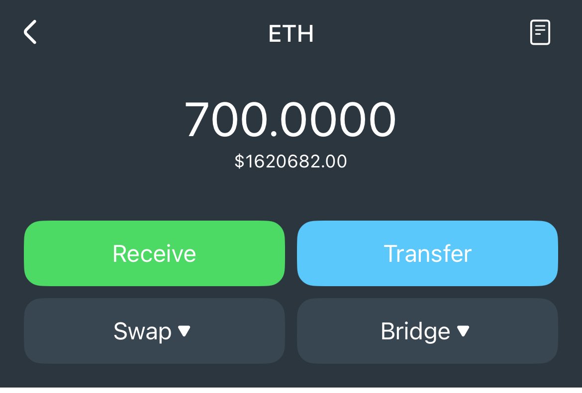 Mathwalletrw's tweet photo. MATHWALLET ONTRACT
ALGORITHM GIVEAWAY 10.961237 ETH form @mathwallet
Mint price: $25.000
   Follow @mathwallet
@mathwallet
   Like + RT this post
   Drop your wallet ETH https://t.co/nJBoDoxidP