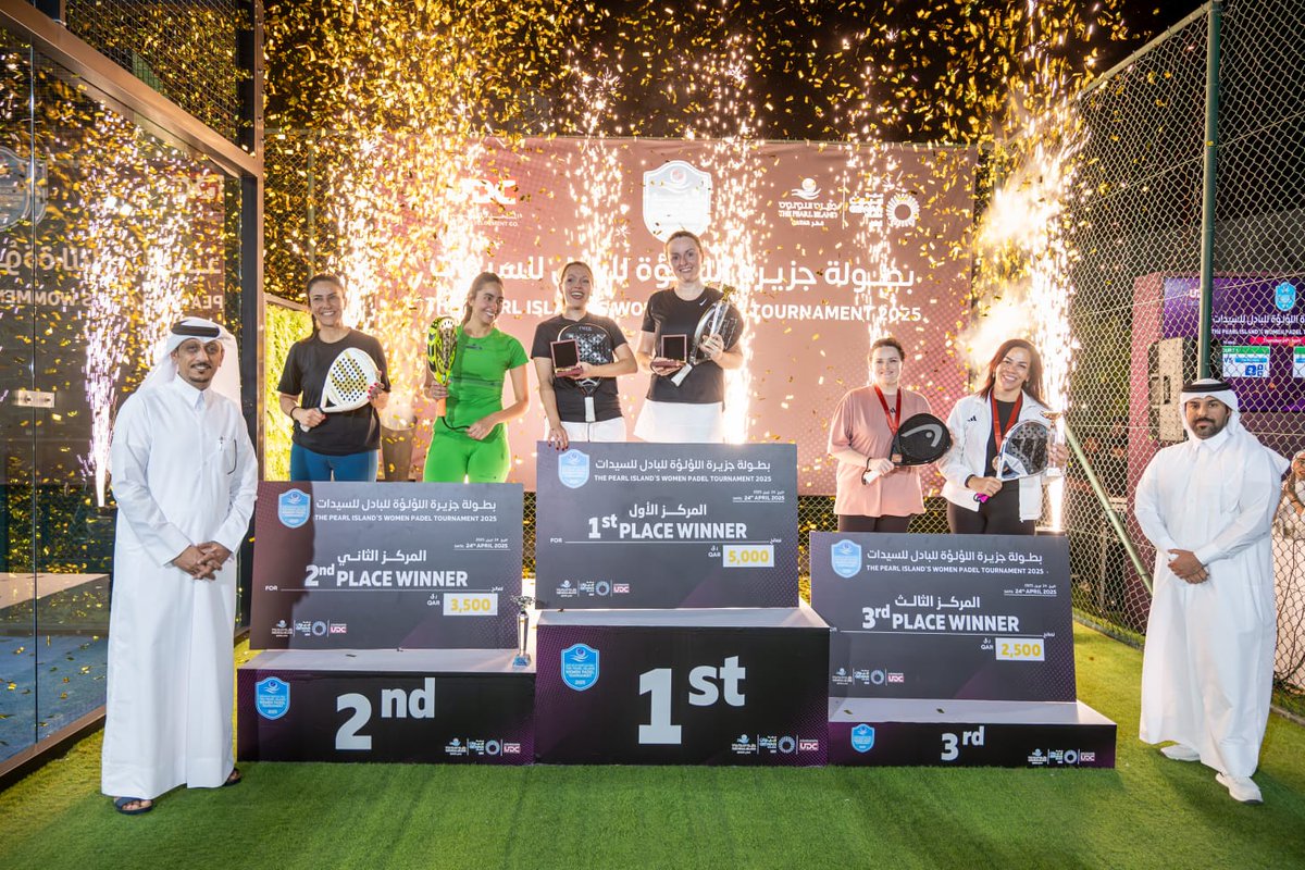 udcqatar's tweet photo. الشركة المتحدة للتنمية تطلق النسخة الثانية من بطولة السيدات للبادل لسكان جزيرتيّ اللؤلؤة وجيوان

UDC Launches Second Edition of its Women’s Padel Tournament for Residents of The Pearl and Gewan Islands https://t.co/2PDHuGhVPI