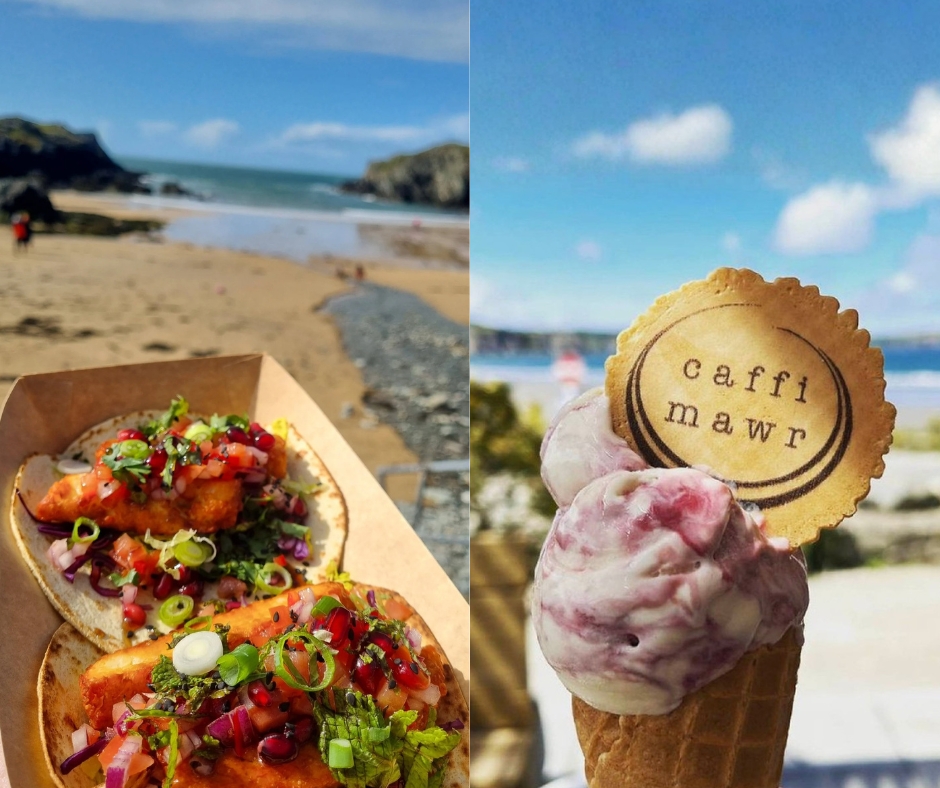 muddydevon's tweet photo. The best Welsh beach takeaways worth making the trip for  🌊🍦✨👉 https://t.co/14ixm0ATPC

From Swansea’s genius @PizzaExpress Pod to fish and chips worth the seagull side-eye, here are some of our favourites 🏴󠁧󠁢󠁷󠁬󠁳󠁿

#thingstodo #takeaway #placestoeat #wales #traveluk https://t.co/i55jI2l7zy