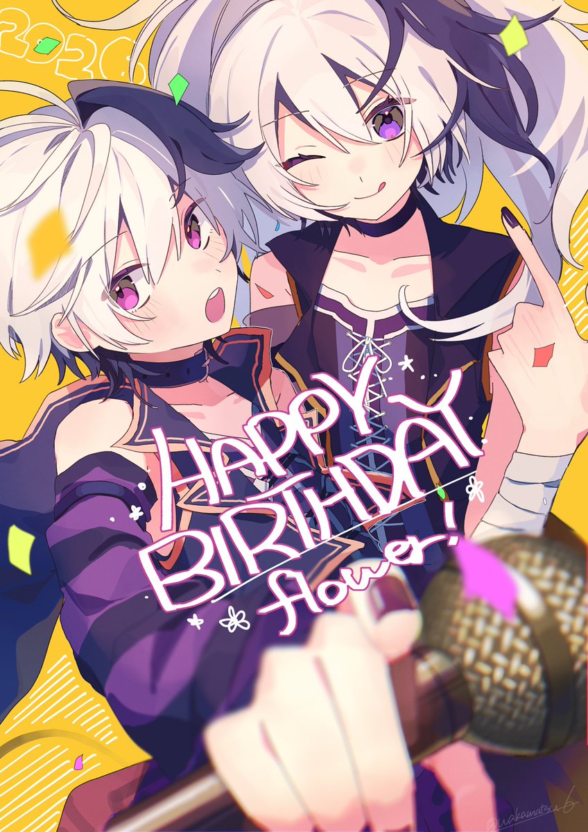 おめでとうーー！！💜🤍🖤
 #flower誕生祭2026