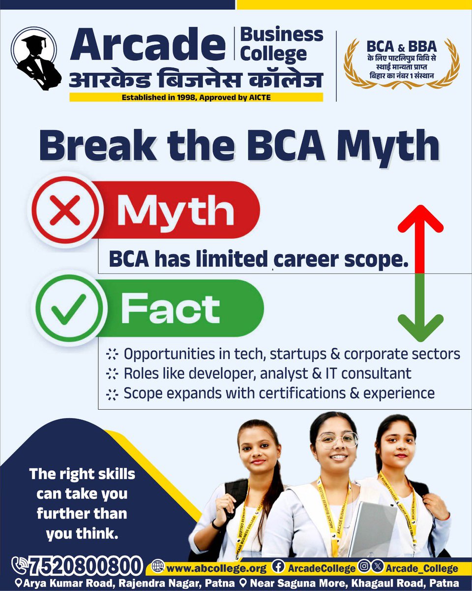 Arcade Business College tweet media