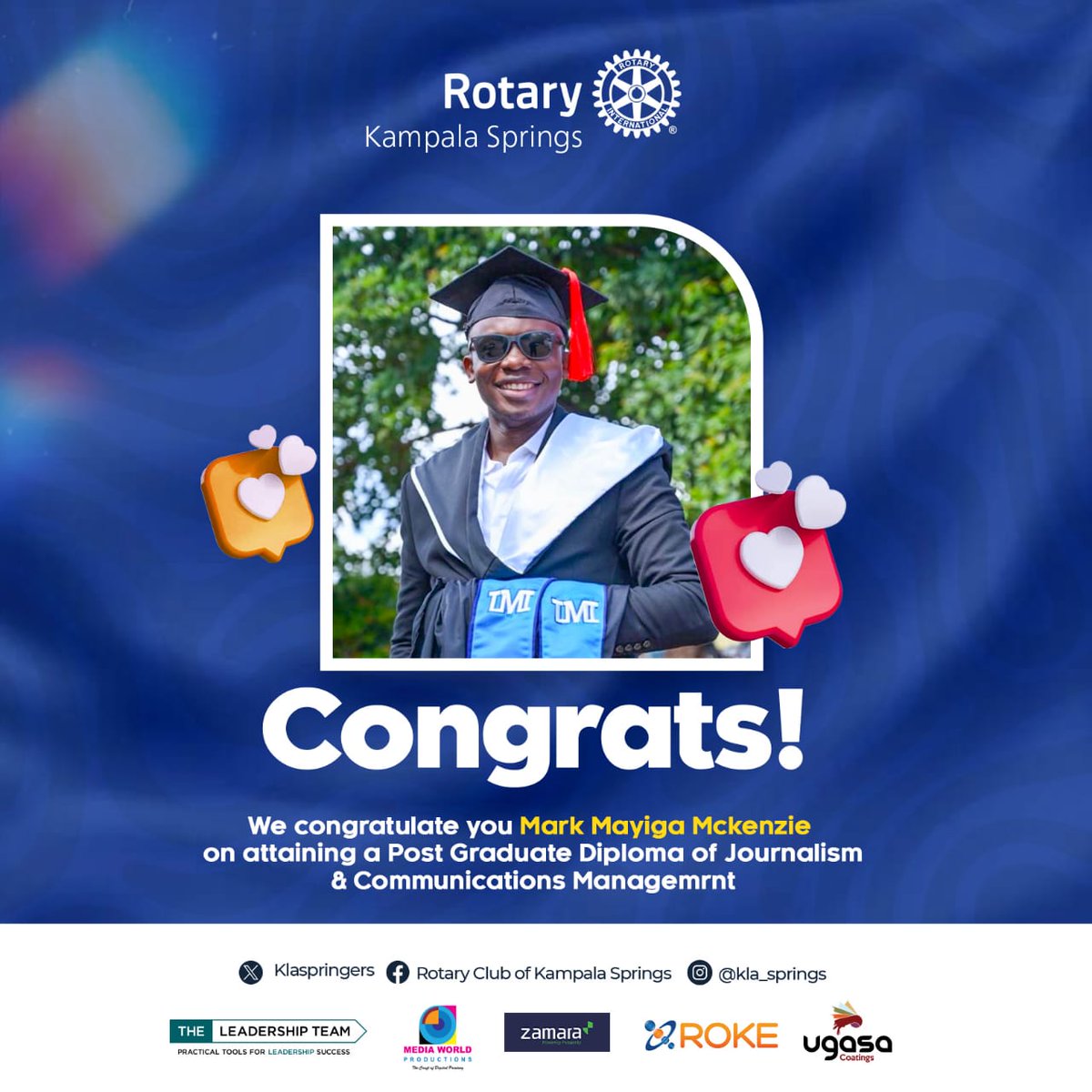 Rotary Club of Kampala Springs tweet media
