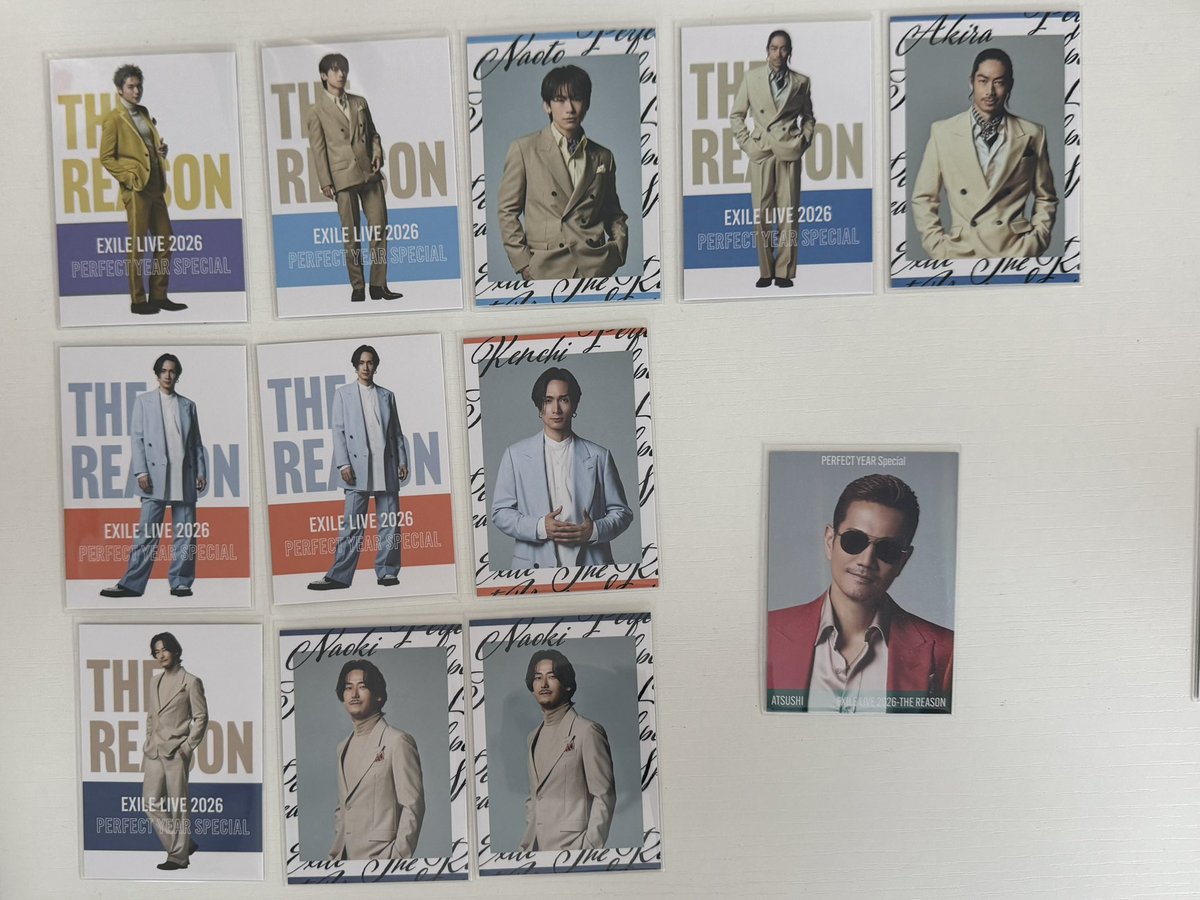 EXILE THE REASON ガチャ カプセル □譲り ATSUSHI NAOTO KENCHI