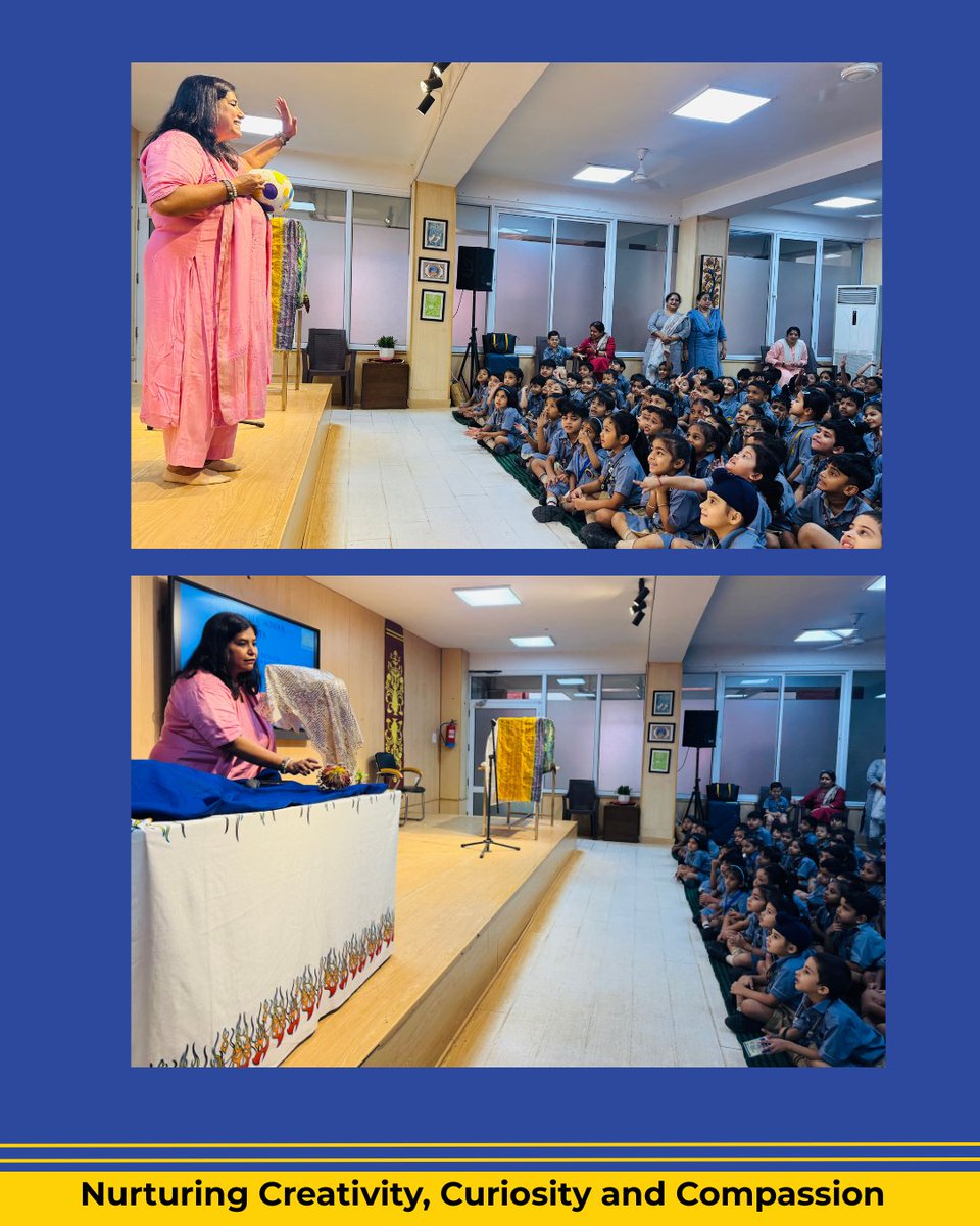 SpsMayurVihar's tweet photo. Once upon a time, there were smiles, laughter, and endless imagination! 📷📷
#StorytellingSession #LittleListeners #MagicOfStories #CreativeMinds #LearningThroughFun #SchoolMoments #SalwanPublicSchool #MayurVihar #FoundationalClasses #HappyKids #JoyfulLearning https://t.co/vOOGFILpuQ