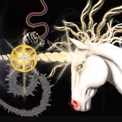 huber94705's tweet photo. Restoration of the  🌈 and the unicorn without, purple hair 
The beauty that kills 
Never make peace with evil- destroy it
with the beautiful bitter truth 
#edelweiss and  #unicornart https://t.co/fgiqVQJAdL