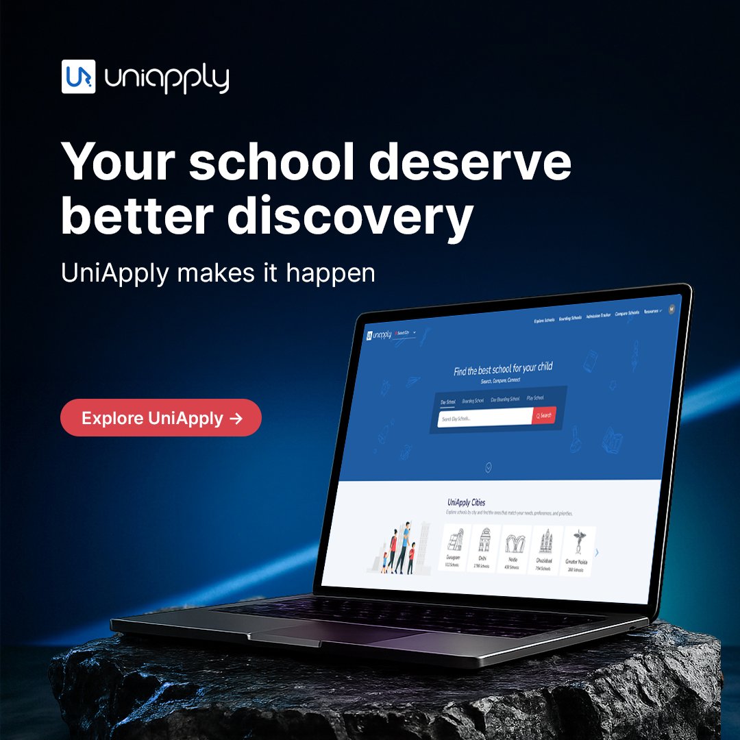 UniApplyIndia's tweet photo. Discovery shapes every admission journey. The more visible your school is to the right parents, the stronger your admission pipeline becomes. That’s exactly what UniApply is built for. Know more here: https://t.co/6FbMZvQz7z 🚀 https://t.co/rM9bjJXAz7