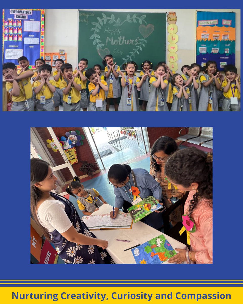 SpsMayurVihar's tweet photo. Small hands, big hugs, and endless love for Mom! 📷 #MothersDay #MommyLove #LittleHearts #LoveAndCare #HappyMothersDay #TinyTots #SpecialMoments #BlessedWithLove #HappyKids #SalwanPublicSchool #SalwanMayurVihar #ECD #SalwanMoments https://t.co/POMOs8scTe