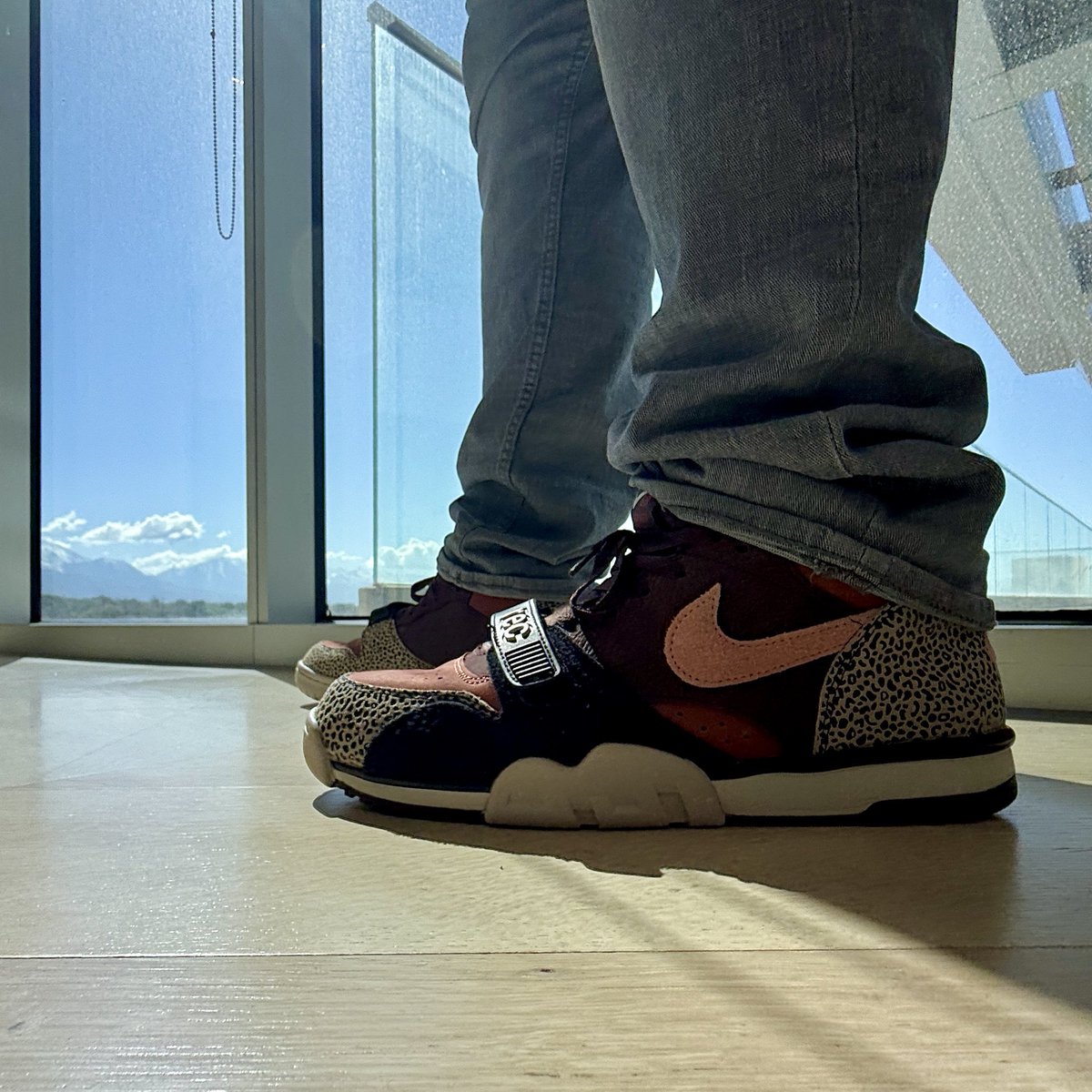 hebsi3's tweet photo. For your consideration:
👟: @nikesb x @artsrec  Air Trainer 1

#FireFridays
#kickcheck
#sneakerheads 
#yoursneakersaredope 
#snkrskickcheck 
#snkrsliveheatingup 
#wearyourkicks 
#officekicks https://t.co/1H9FgfC4WT