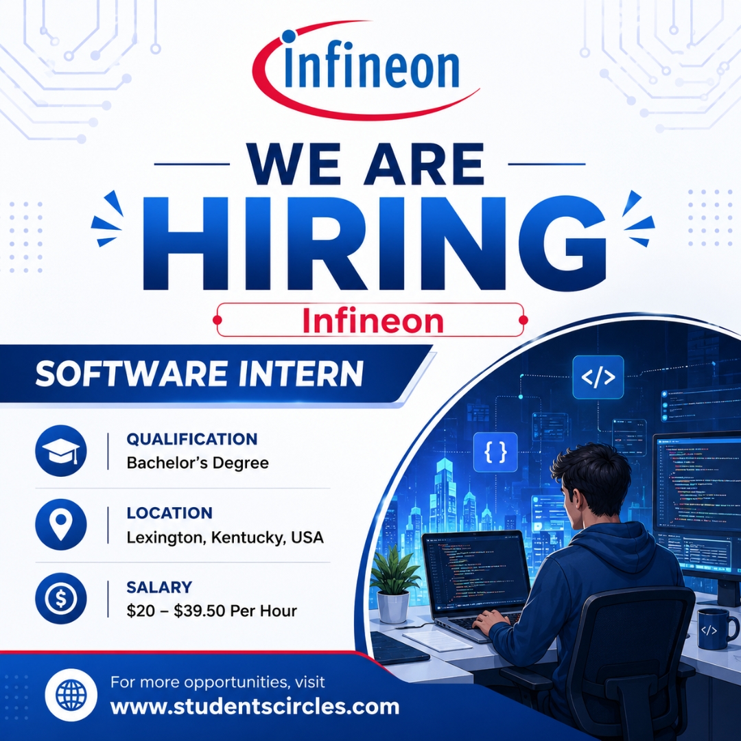karthikpattadi's tweet photo. 🚀 Kickstart your tech career with Infineon! 

Hiring Software Interns in Lexington, Kentucky 🇺🇸 Earn $20–$39.50/hr while working on innovative technologies. 

Apply now 👇
https://t.co/o8jXFb8i2x

#Infineon #SoftwareIntern #LexingtonKY #KentuckyJobs #USAInternships

⚠️ Disclaimer: This content is created for informational and educational purposes only. All logos, trademarks, and brand names belong to their respective owners.