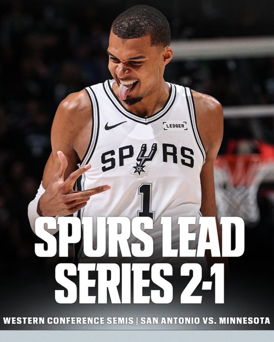 The Spurs now have home court advantage heading into Game 4 👀🔥
#PorVida #GoSpursGo