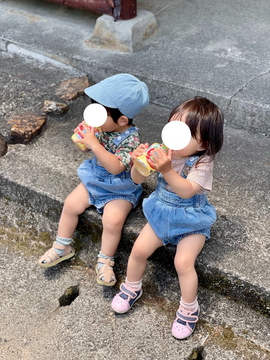 はちこ︎︎☺︎3y🎀+1y twin tweet media