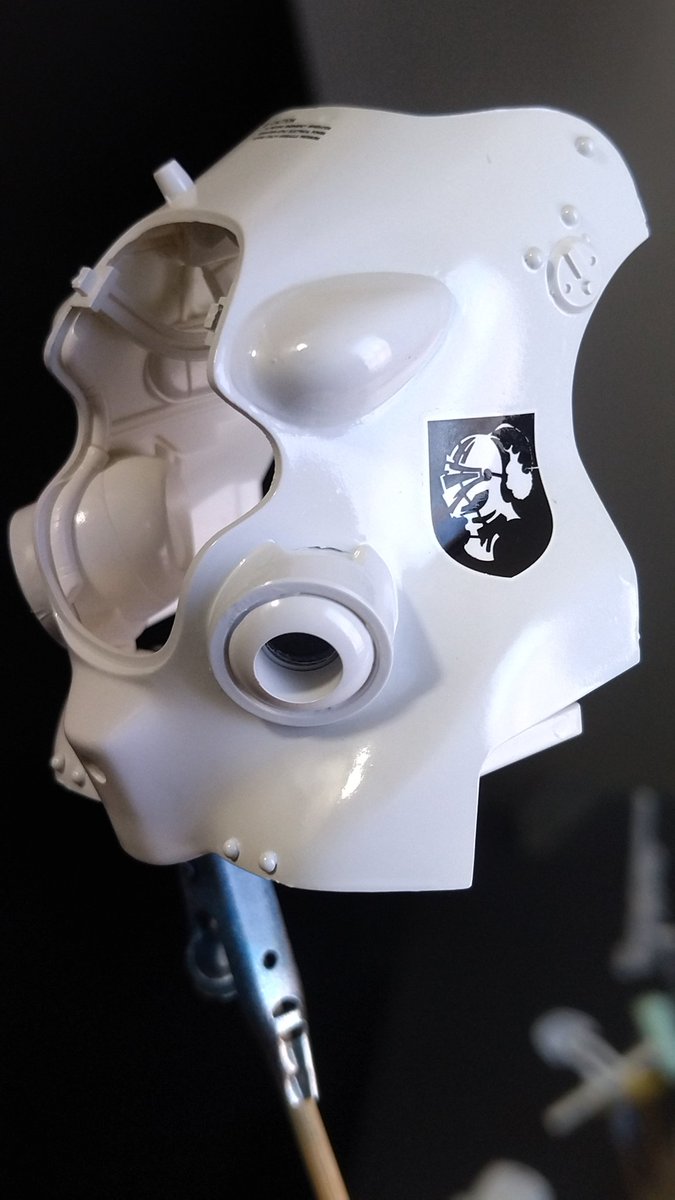 mH7QDHkwQMapUDI's tweet photo. #マシーネンクリーガー
#ロボットバトルV
#ハセガワ 
#MK44 #ホワイトナイト
#Whiteknight
デカール乾燥後 ラッカークリヤー垂れ寸こってり吹き

#ウェーブ #WAVE 
#AFS
アクリルガッシュをハリのある筆でシャブくして塗りたくる
WWIIの石灰とかの冬季迷彩イメージですね

楽しい🎶 https://t.co/Pxx0zW24G3