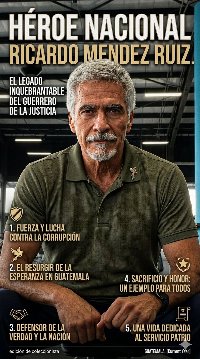 Herman5818Pb's tweet photo. Héroe Nacional. Don Ricardo Mendez Ruiz, Una voz muy incomoda al régimen Narco criminal del gobierno de Bernardo Arévalo. https://t.co/t0zHnNcaMV