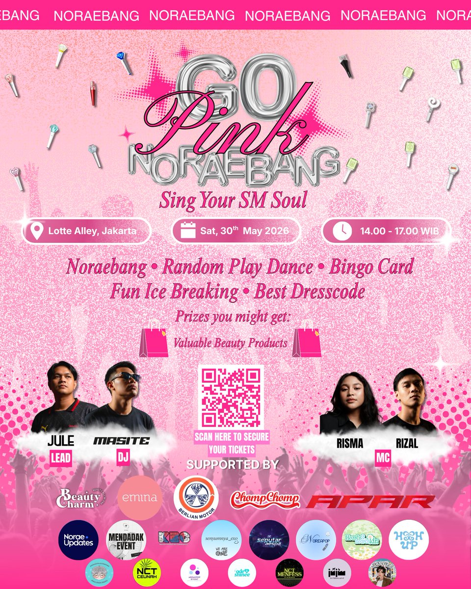Gopinknoraebang's tweet photo. Annyeonghaseyo SM Stan 🙋🏻♀️🩷
Get ready for sing your SM Soul at GO! P.I.N.K Noraebang 🎤🎊
‼️FOR MORE INFORMATION‼️
Instagram: go.pinknoraebang
Tiktok: go.pinknoraebang
X: gopinknoraebang
#noraebang #noraebangjakarta #SMStan #kpopevent #kpopstan https://t.co/bXB2efbY6g