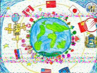 CadiereGerald's tweet photo. @ARISS_Intl ISS Series 32 #SSTV
05/08/2026 21:11, 21:14 & 21:17 PST 22° pass @rtlsdrblog V4,
@Nooelec LaNA WB, #SDRsharp1922
diy 70cm QFH, #RX_SSTV
Received in Woodland wa CN85 https://t.co/4CLEBslkfK