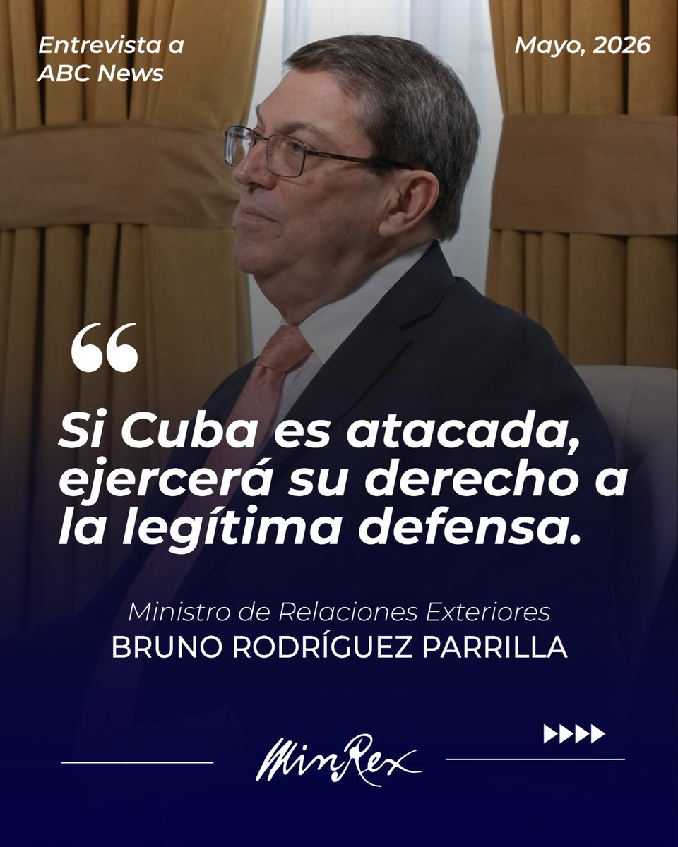 Cancillería de Cuba tweet media