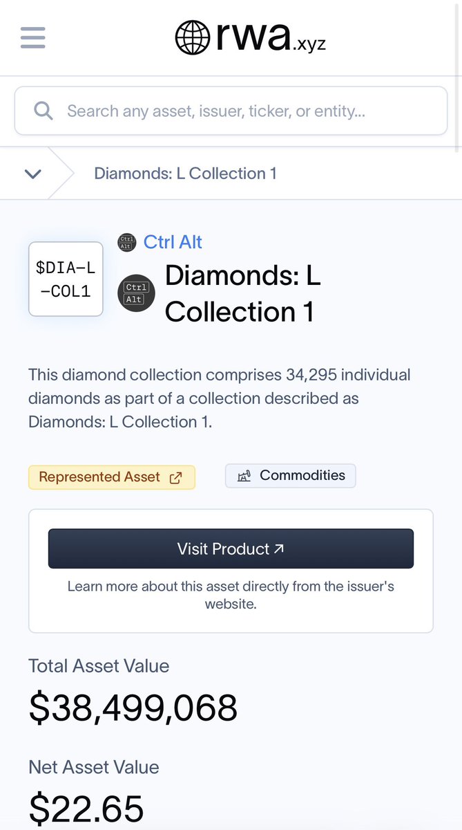 heythereRich's tweet photo. @VincentSco72192 @prayforthekidz Diamonds and real estate. https://t.co/xeW8eXSHiV