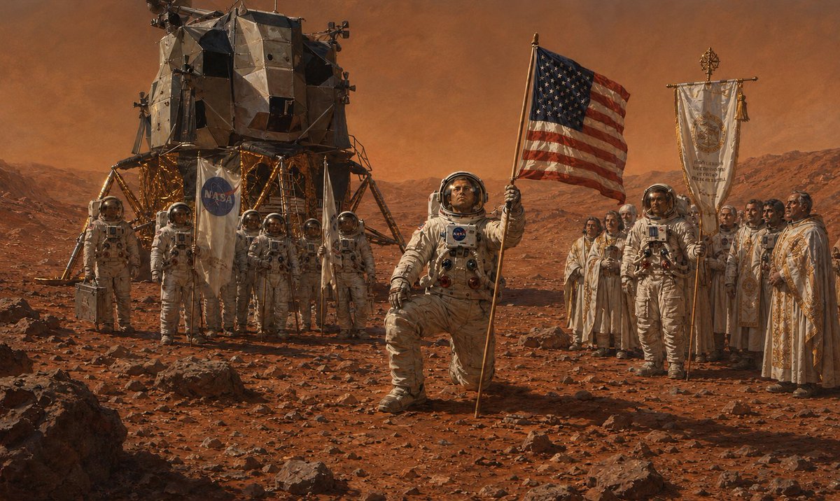 marcusfaber_'s tweet photo. >born too late to colonize the new world
>born just in time to colonize the NEW WORLD