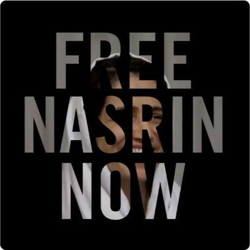 StuartR92034479's tweet photo. #Iran
#FreeNasrin #FreeNasrinSotoudeh #NasrinSotoudeh #RezaKhandan #FreeRezaKhandan
@bbcpersian @euronews_pe @VOAfarsi @dw_persian @Mariacarmela75 @SinaYousefilaw @IrancfppiEn @IranIntl_En @Hdaparis @iranhrs_en @AmnestyIran @hrw @IHRDC @iranhr @IranHRights @AndreaBV_SR_HRD https://t.co/h3ZuV2h6Dv