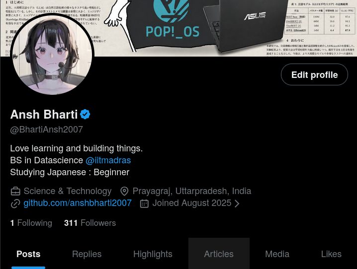 Ansh Bharti tweet media