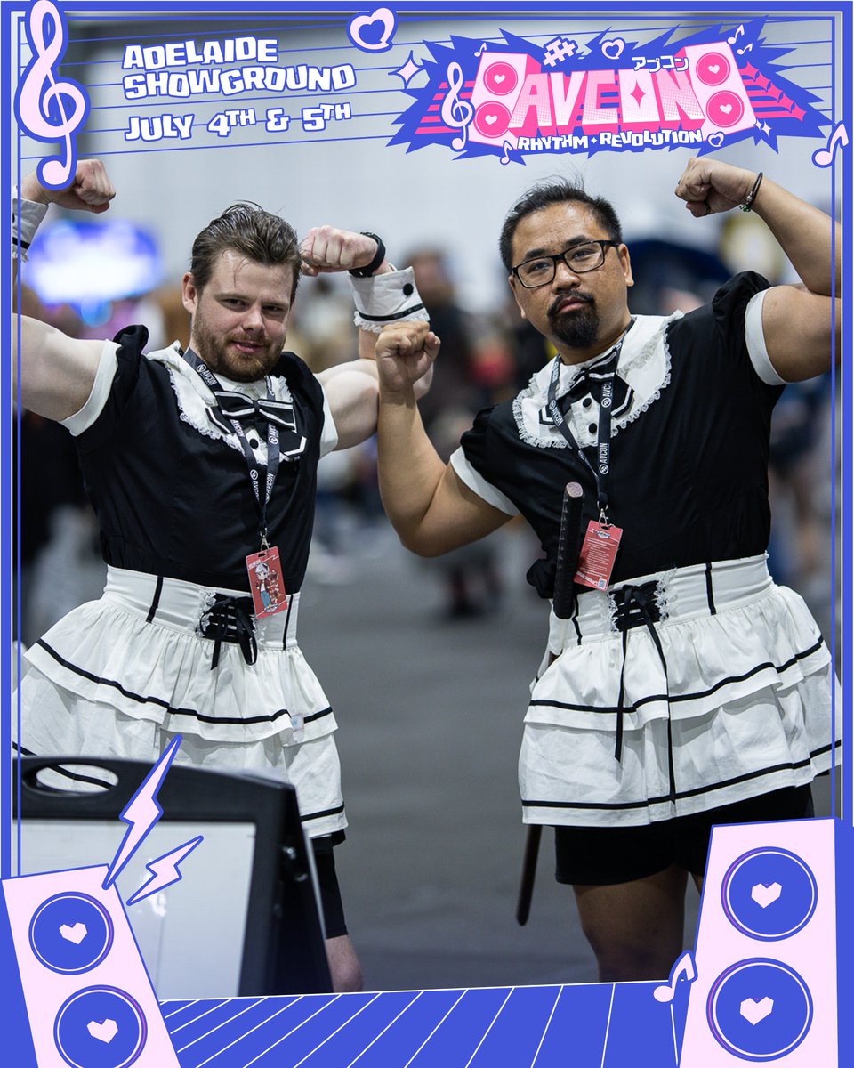 TeamAVCon_'s tweet photo. Time is running out!!╰( ^o^)╮
Applications for Dream☆Sweet Maid Cafe’s 2026 Season are open but will be closing for AVCon very soon!!

We’re looking for passionate and friendly volunteers to join us in bringing kawaii and maid café culture to Adelaide! Whether you’re interested in being a maid, butler, or even a muscle maid, we’re looking for fun-loving and passionate individuals to join us at events such as AVCon, AnimeGo and other awesome events! 

Requirements: 
☆ 18+ years of age
☆ Be based in Adelaide, South Australia
☆ Able to travel to and around the Adelaide metropolitan area for events
☆ An outgoing friendly personality!

Applications for AVCon close midnight May 17, so please follow the links in our bio! We're excited to meet you so apply soon ♡♡