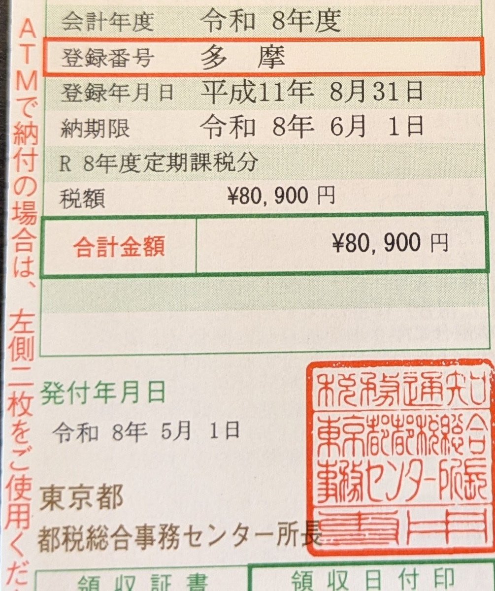 毎年、皆さんが少しでもお安く感じる様に1997年物の5900ccのアメ車の
